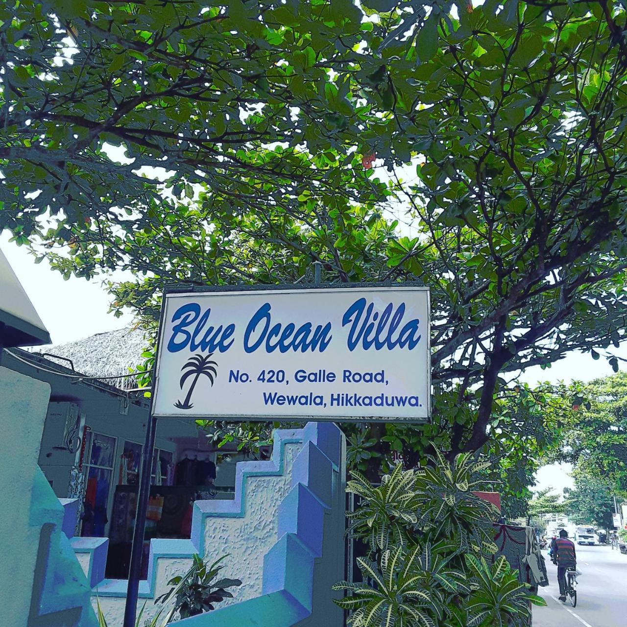 Blue Ocean Villa Hikkaduwa Eksteriør billede